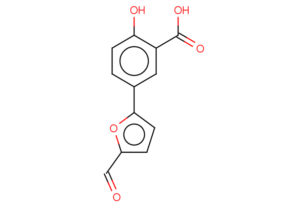 5-(5-formylfuran-2-yl)-2-hydroxybenzoic acid