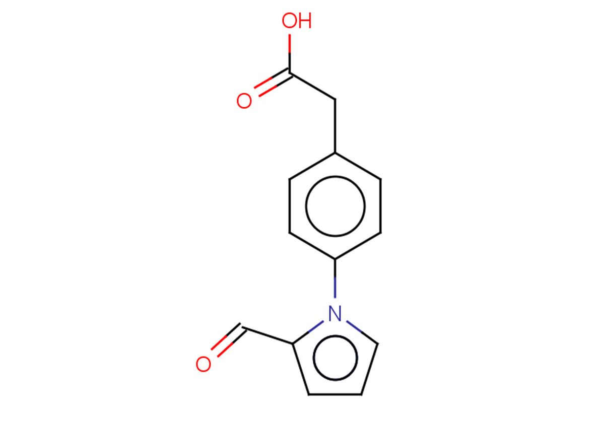 2-[4-(2-formyl-1H-pyrrol-1-yl)phenyl]acetic acid