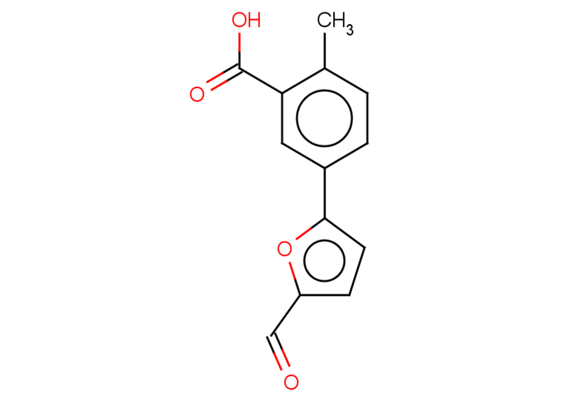 5-(5-formylfuran-2-yl)-2-methylbenzoic acid