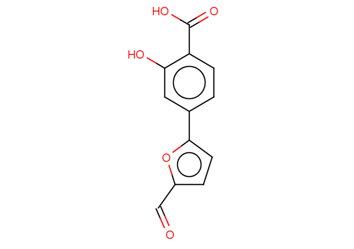 4-(5-formylfuran-2-yl)-2-hydroxybenzoic acid