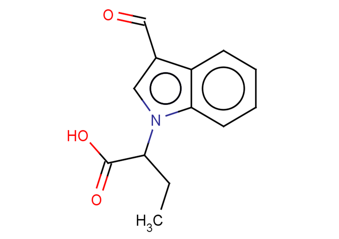 2-(3-formyl-1H-indol-1-yl)butanoic acid