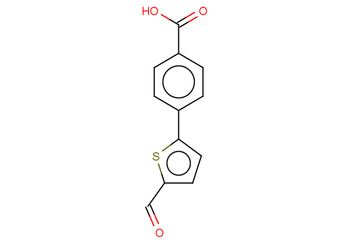 4-(5-formylthiophen-2-yl)benzoic acid