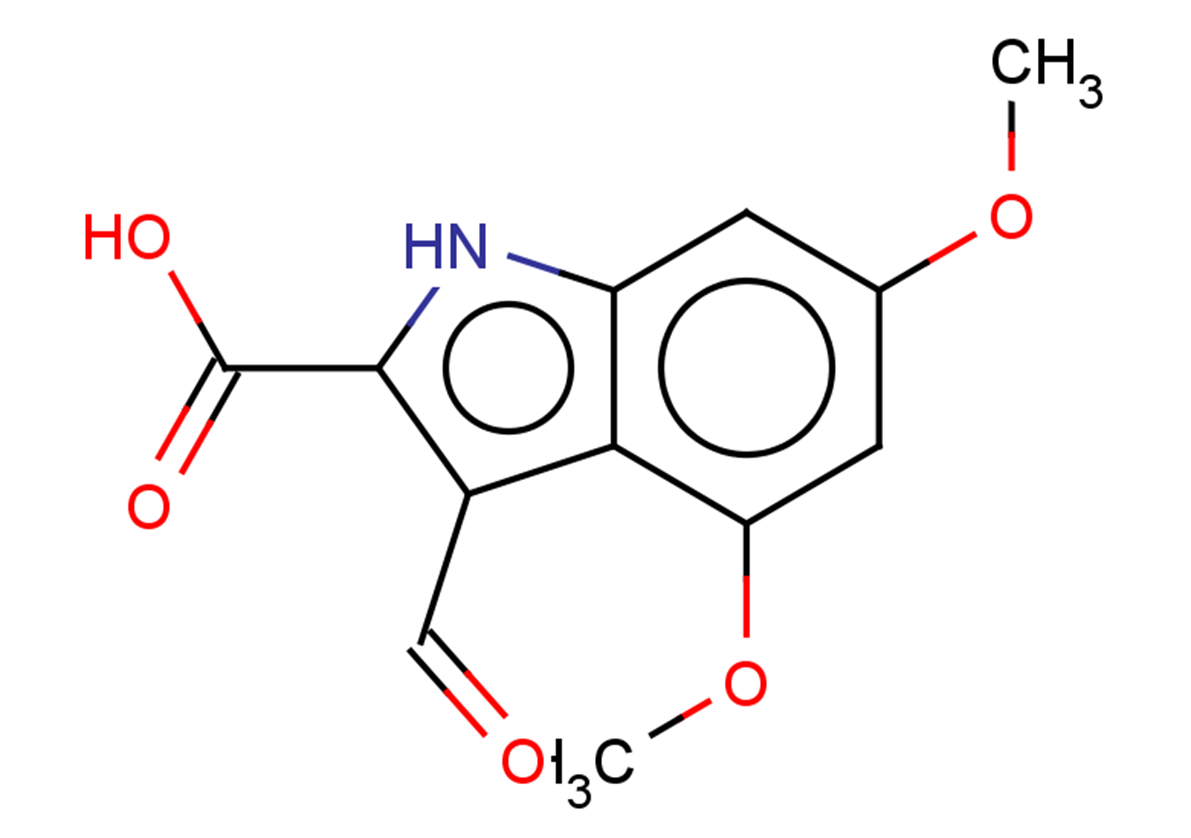 3-formyl-4,6-dimethoxy-1H-indole-2-carboxylic acid