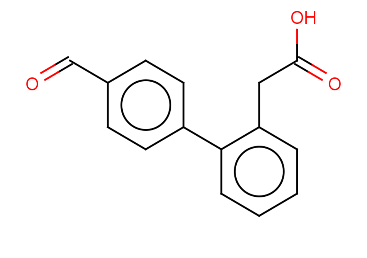 2-[2-(4-formylphenyl)phenyl]acetic acid