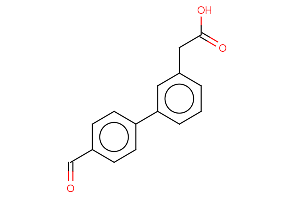 2-[3-(4-formylphenyl)phenyl]acetic acid
