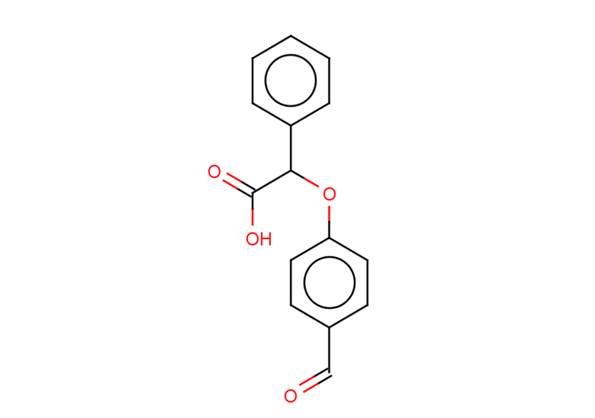 2-(4-formylphenoxy)-2-phenylacetic acid