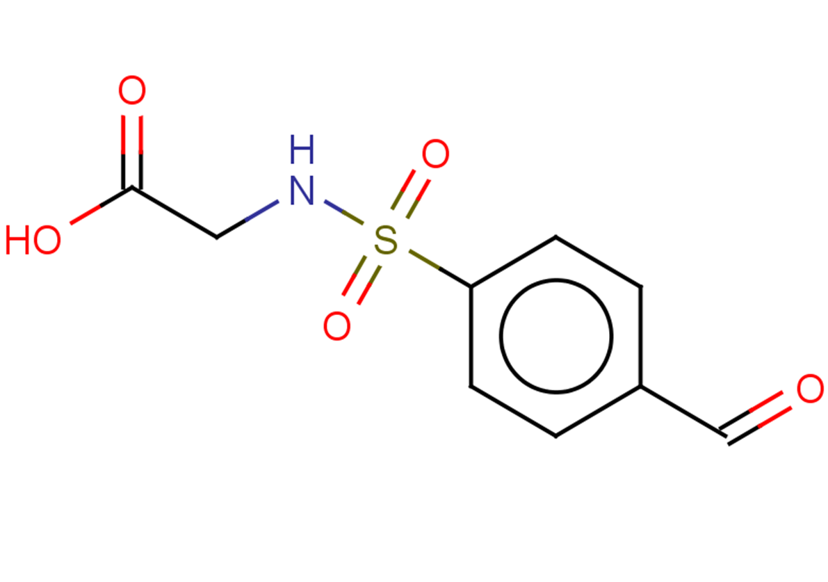2-[(4-formylbenzene)sulfonamido]acetic acid