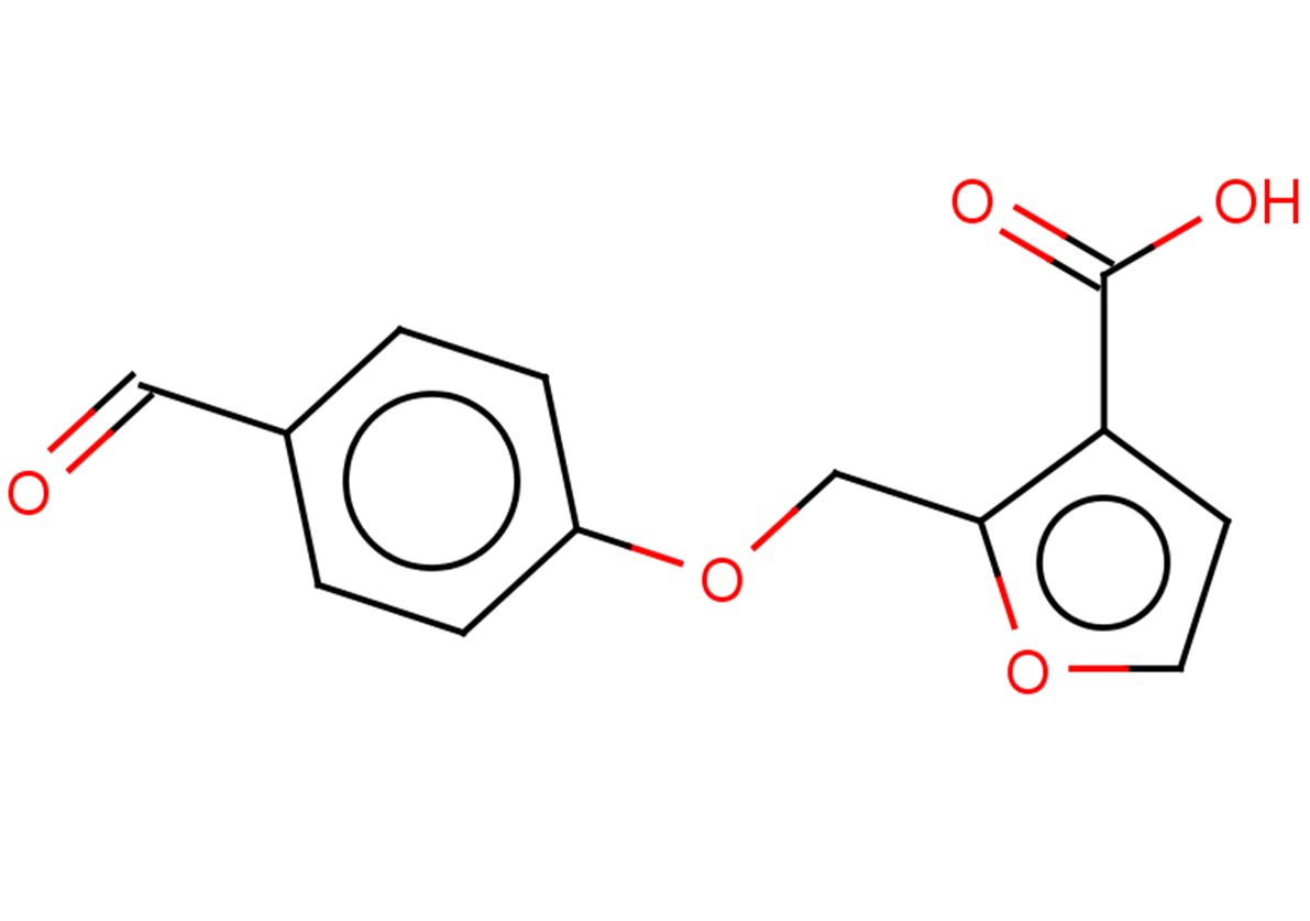 2-(4-formylphenoxymethyl)furan-3-carboxylic acid