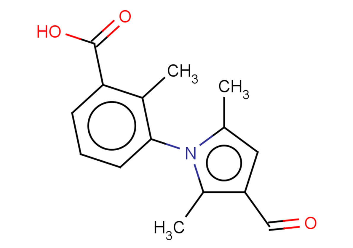 3-(3-formyl-2,5-dimethyl-1H-pyrrol-1-yl)-2-methylbenzoic acid