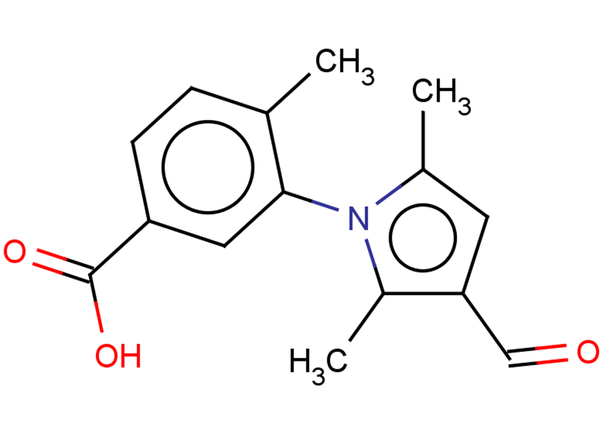 3-(3-formyl-2,5-dimethyl-1H-pyrrol-1-yl)-4-methylbenzoic acid