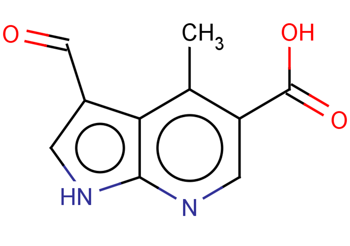 3-formyl-4-methyl-1H-pyrrolo[2,3-b]pyridine-5-carboxylic acid