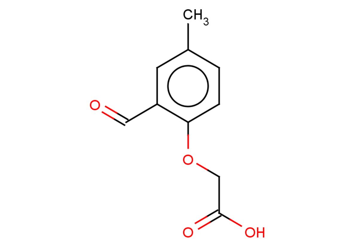2-(2-formyl-4-methylphenoxy)acetic acid