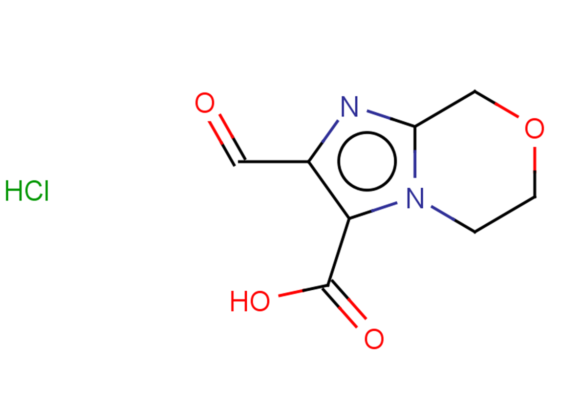 2-formyl-5H,6H,8H-imidazo[2,1-c][1,4]oxazine-3-carboxylic acid hydrochloride