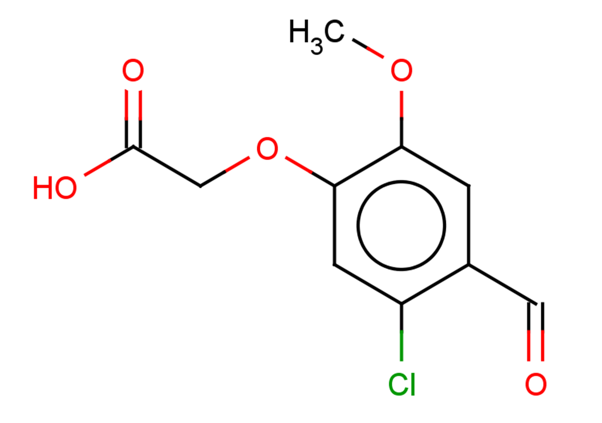 2-(5-chloro-4-formyl-2-methoxyphenoxy)acetic acid