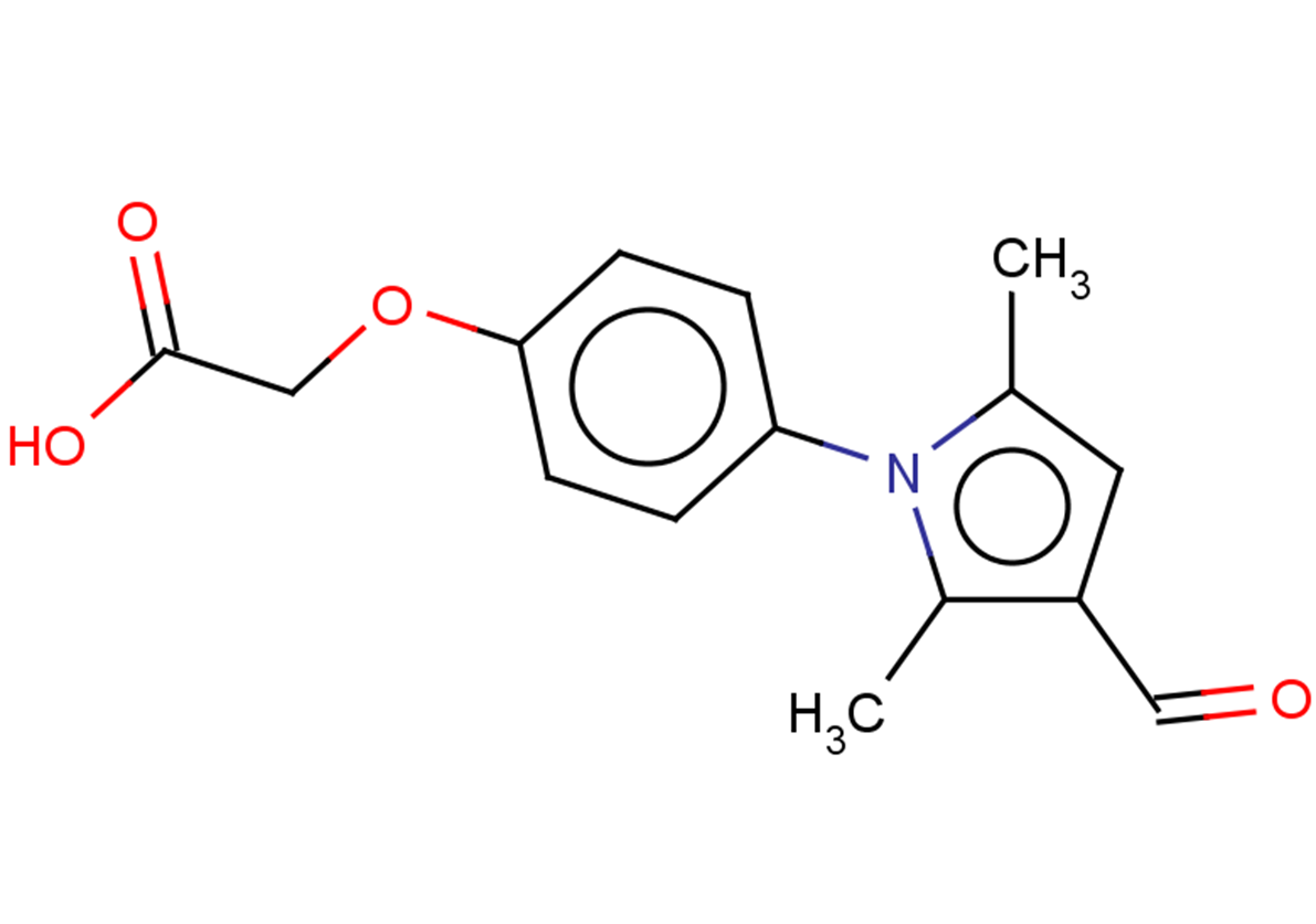 2-[4-(3-formyl-2,5-dimethyl-1H-pyrrol-1-yl)phenoxy]acetic acid