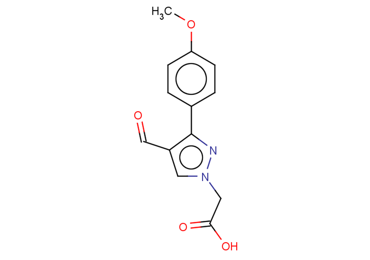 2-[4-formyl-3-(4-methoxyphenyl)-1H-pyrazol-1-yl]acetic acid