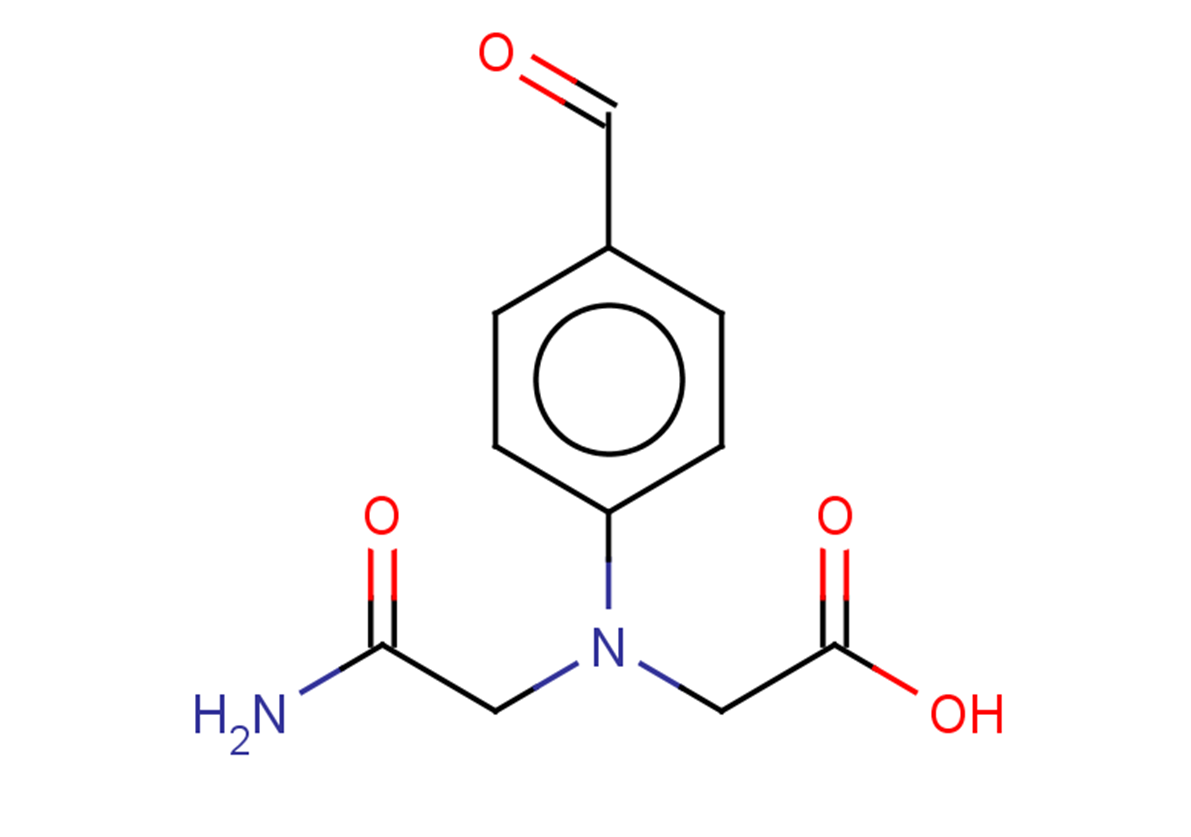 2-[(carbamoylmethyl)(4-formylphenyl)amino]acetic acid