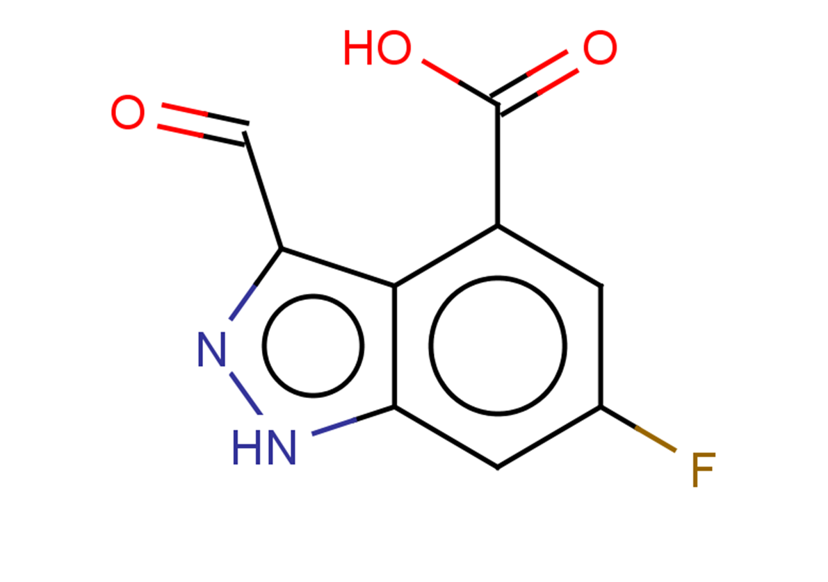6-fluoro-3-formyl-1H-indazole-4-carboxylic acid
