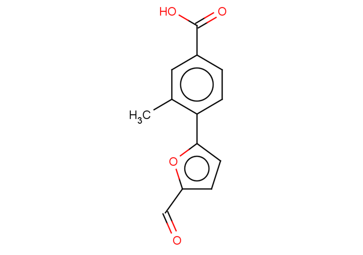 4-(5-formylfuran-2-yl)-3-methylbenzoic acid