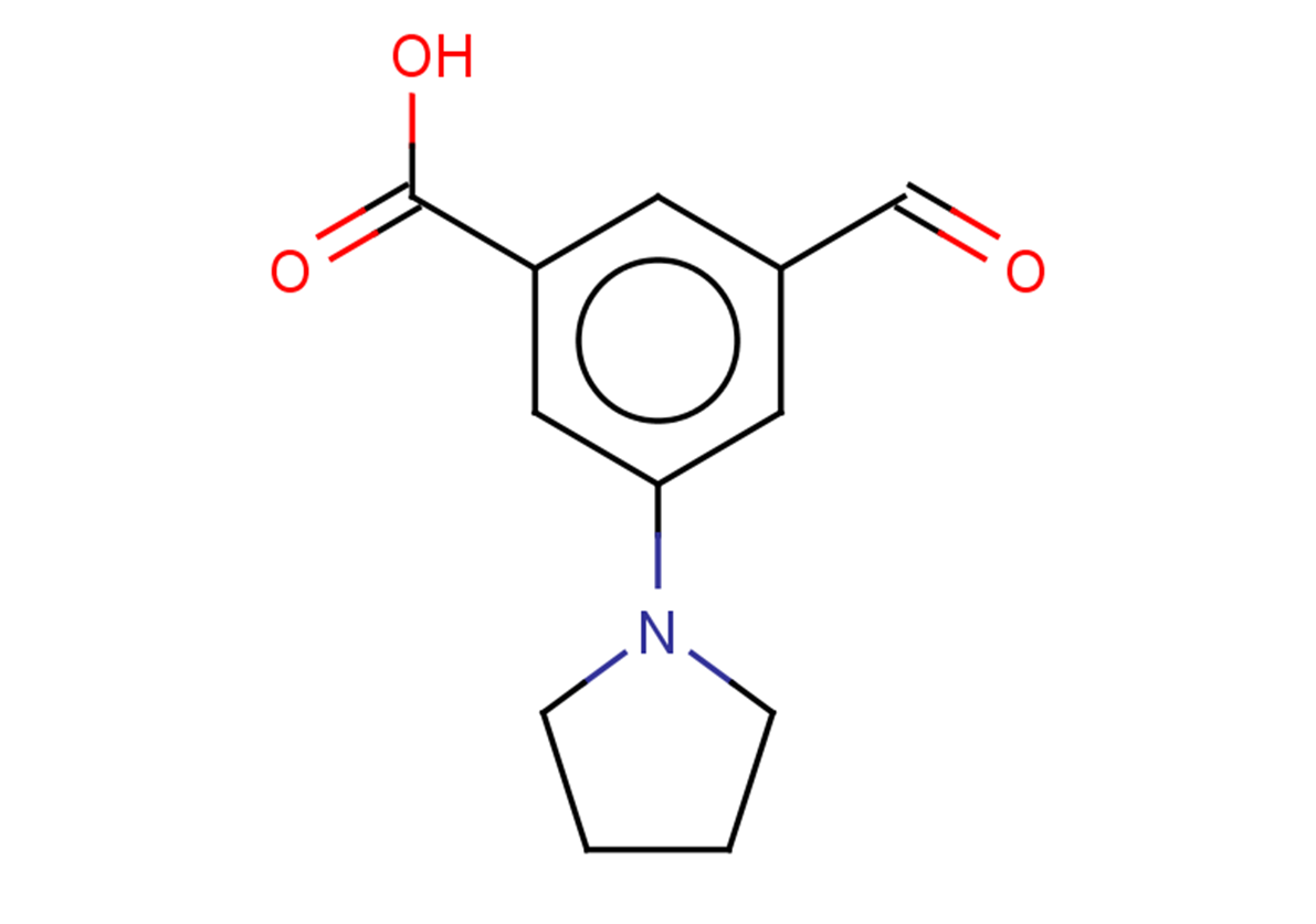 3-formyl-5-(pyrrolidin-1-yl)benzoic acid