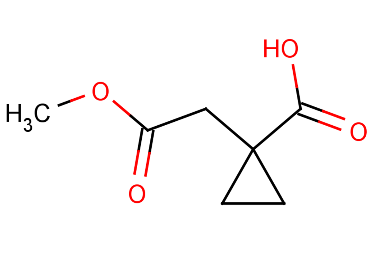 1-(2-methoxy-2-oxoethyl)cyclopropane-1-carboxylic acid