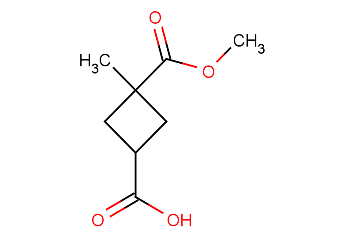 3-(methoxycarbonyl)-3-methylcyclobutane-1-carboxylic acid