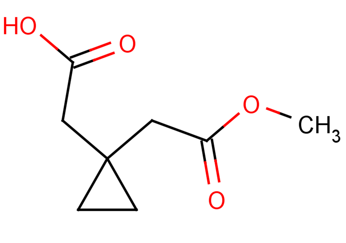 2-[1-(2-methoxy-2-oxoethyl)cyclopropyl]acetic acid