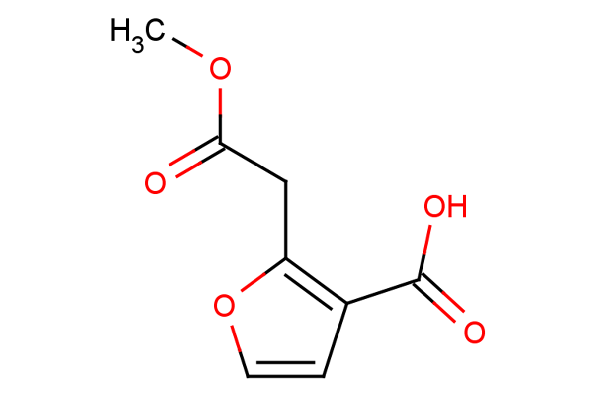 2-(2-methoxy-2-oxoethyl)furan-3-carboxylic acid