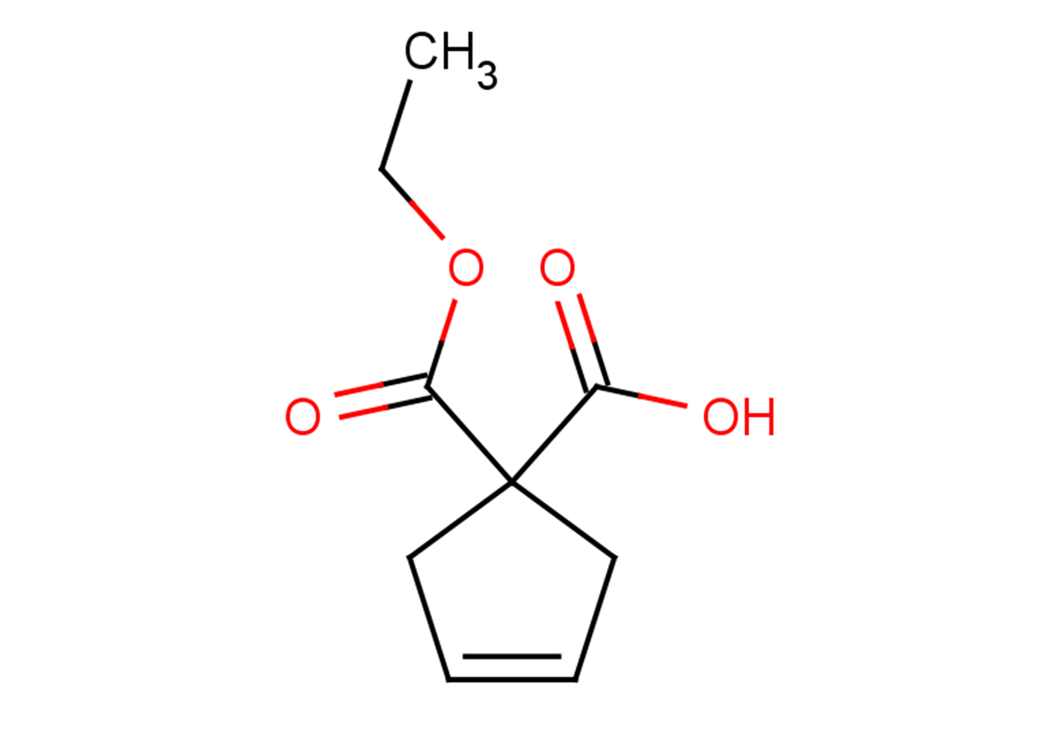 1-(ethoxycarbonyl)cyclopent-3-ene-1-carboxylic acid