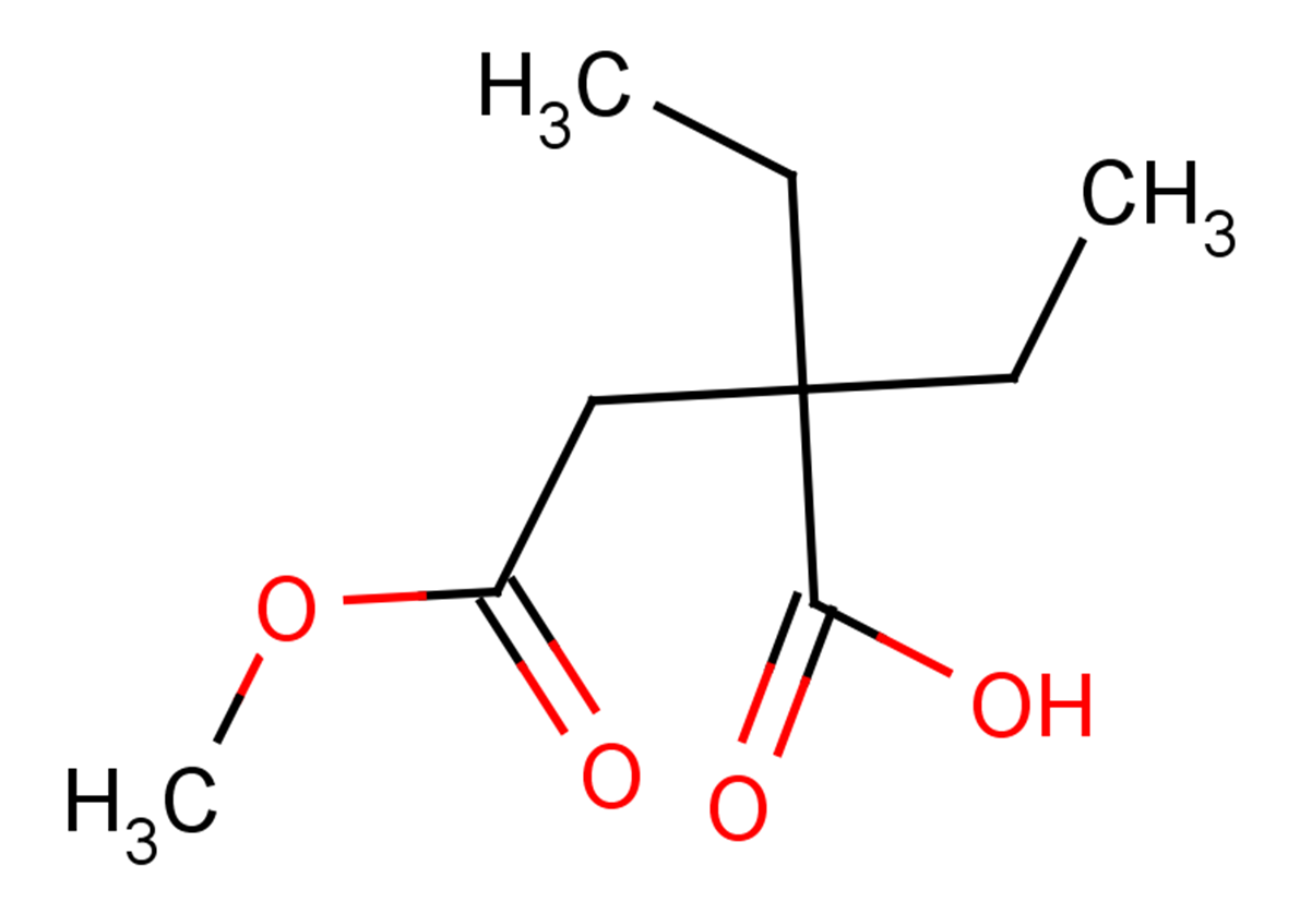 2,2-diethyl-4-methoxy-4-oxobutanoic acid