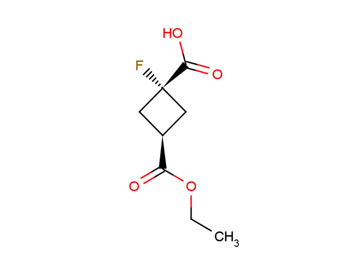 3-(ethoxycarbonyl)-1-fluorocyclobutane-1-carboxylic acid