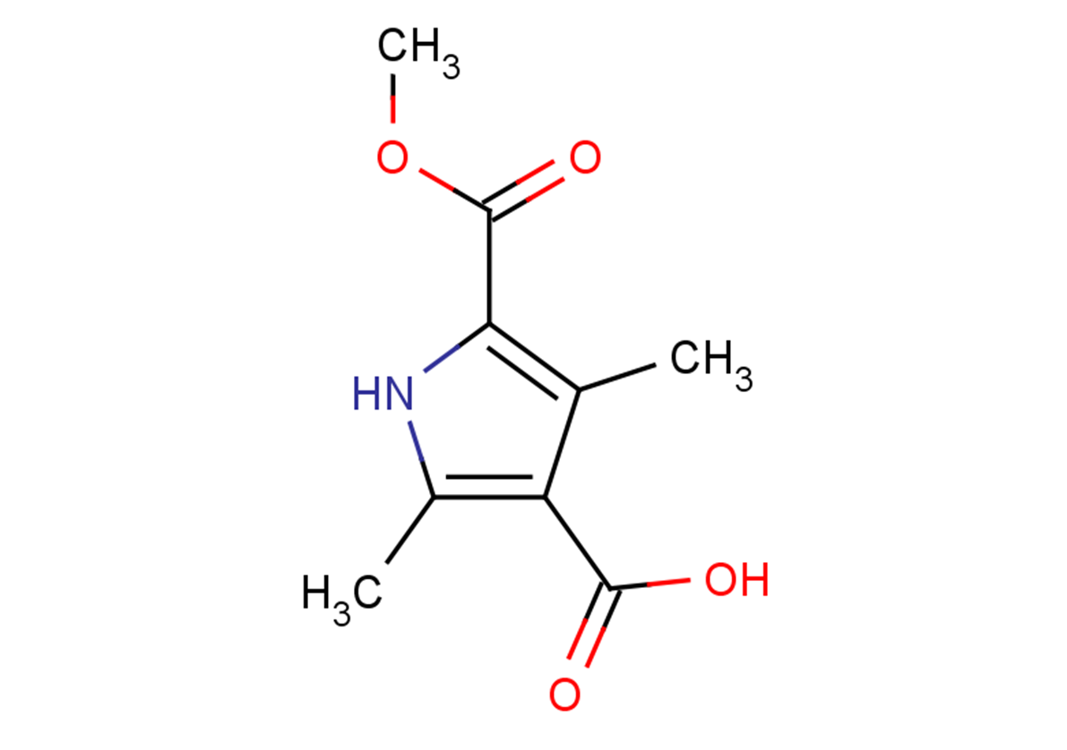 5-(methoxycarbonyl)-2,4-dimethyl-1H-pyrrole-3-carboxylic acid