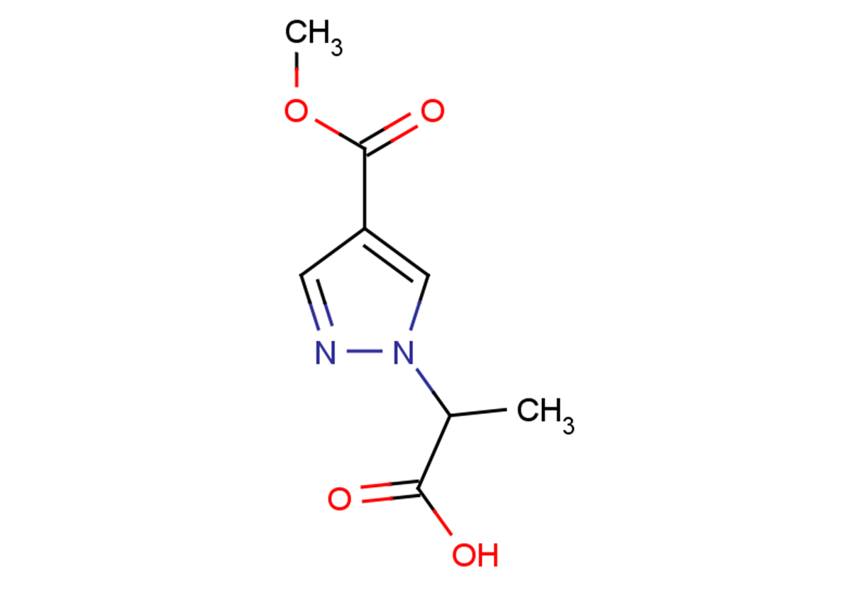 2-[4-(methoxycarbonyl)-1H-pyrazol-1-yl]propanoic acid