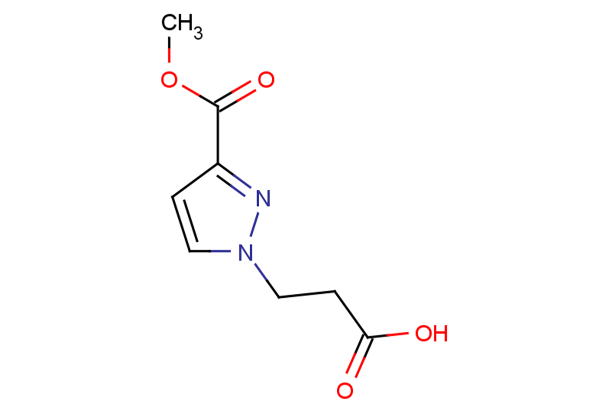 3-[3-(methoxycarbonyl)-1H-pyrazol-1-yl]propanoic acid