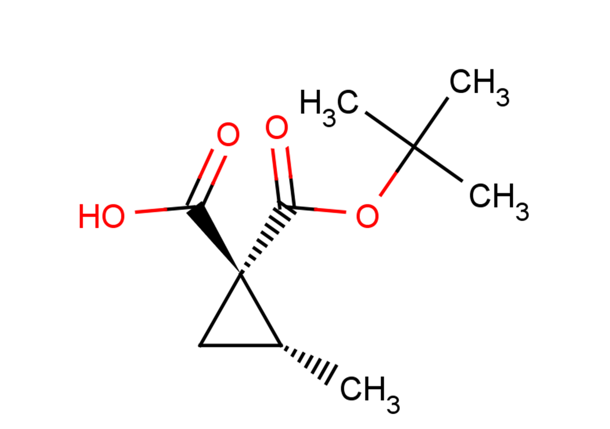 (1S,2R)-1-[(tert-butoxy)carbonyl]-2-methylcyclopropane-1-carboxylic acid