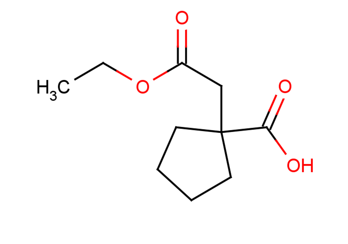 1-(2-ethoxy-2-oxoethyl)cyclopentane-1-carboxylic acid