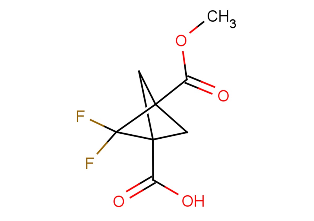 2,2-difluoro-3-(methoxycarbonyl)bicyclo[1.1.1]pentane-1-carboxylic acid