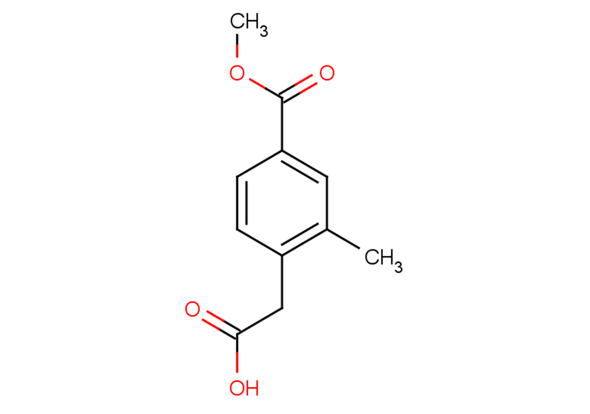 2-[4-(methoxycarbonyl)-2-methylphenyl]acetic acid