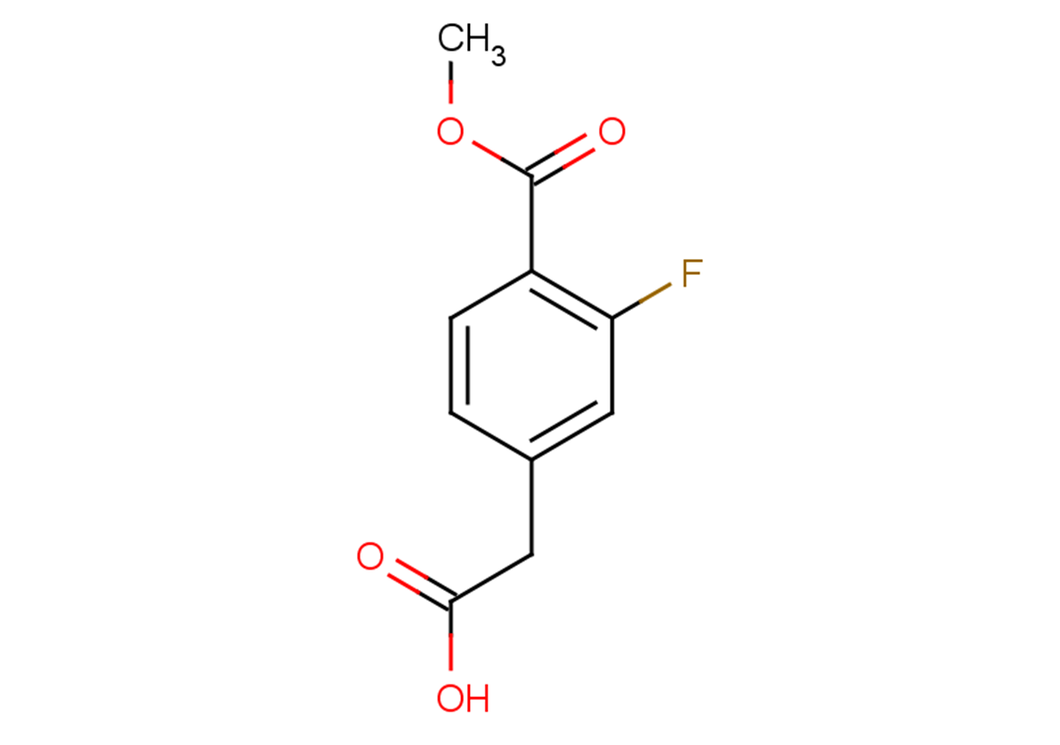 2-[3-fluoro-4-(methoxycarbonyl)phenyl]acetic acid