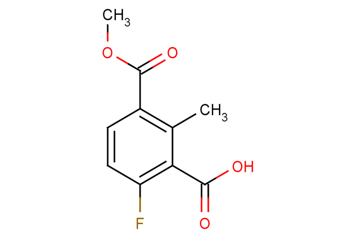 6-fluoro-3-(methoxycarbonyl)-2-methylbenzoic acid