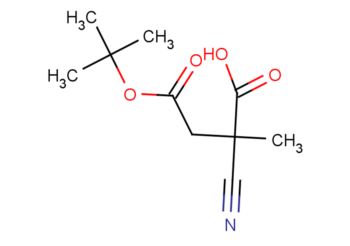 4-(tert-butoxy)-2-cyano-2-methyl-4-oxobutanoic acid