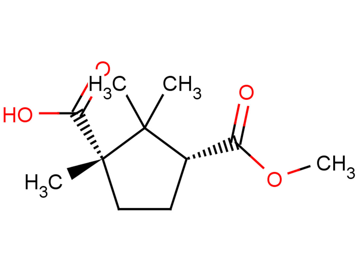 (1S,3R)-3-(methoxycarbonyl)-1,2,2-trimethylcyclopentane-1-carboxylic acid