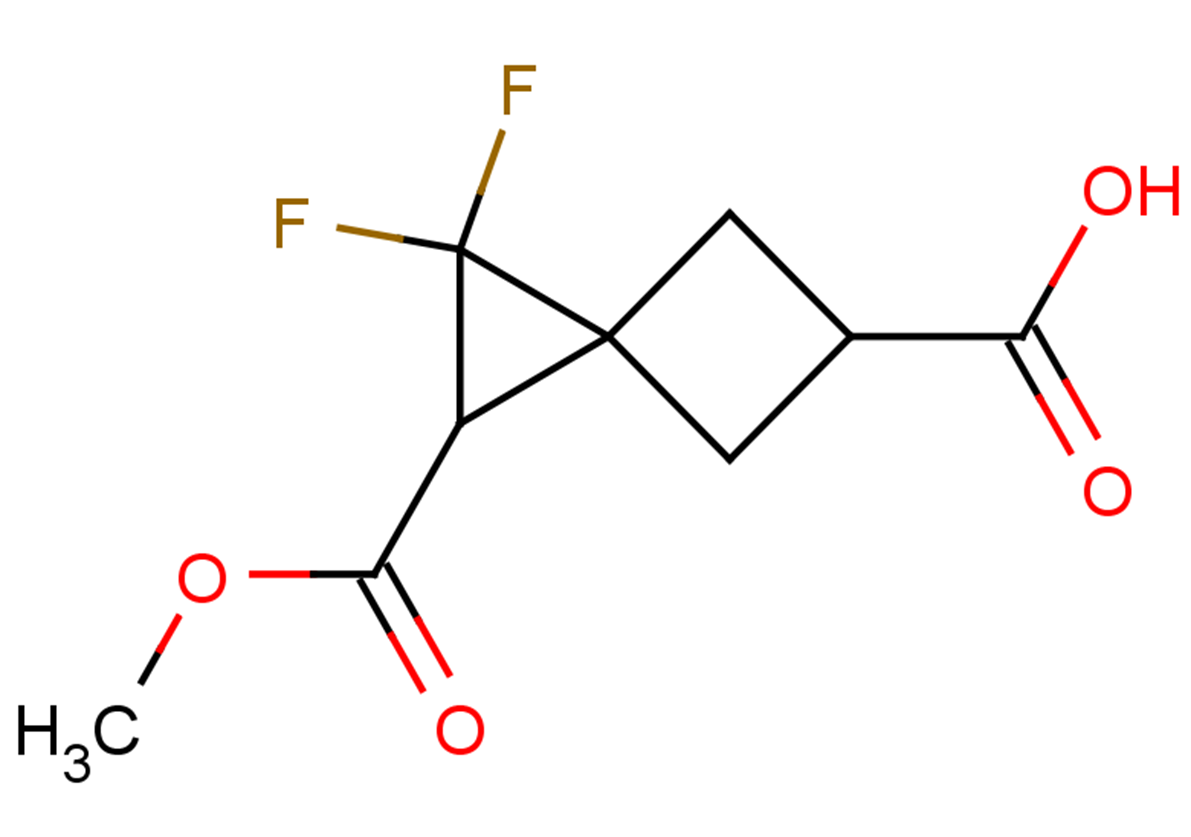 1,1-difluoro-2-(methoxycarbonyl)spiro[2.3]hexane-5-carboxylic acid