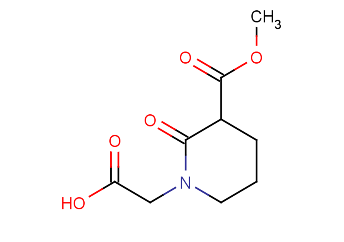 2-[3-(methoxycarbonyl)-2-oxopiperidin-1-yl]acetic acid
