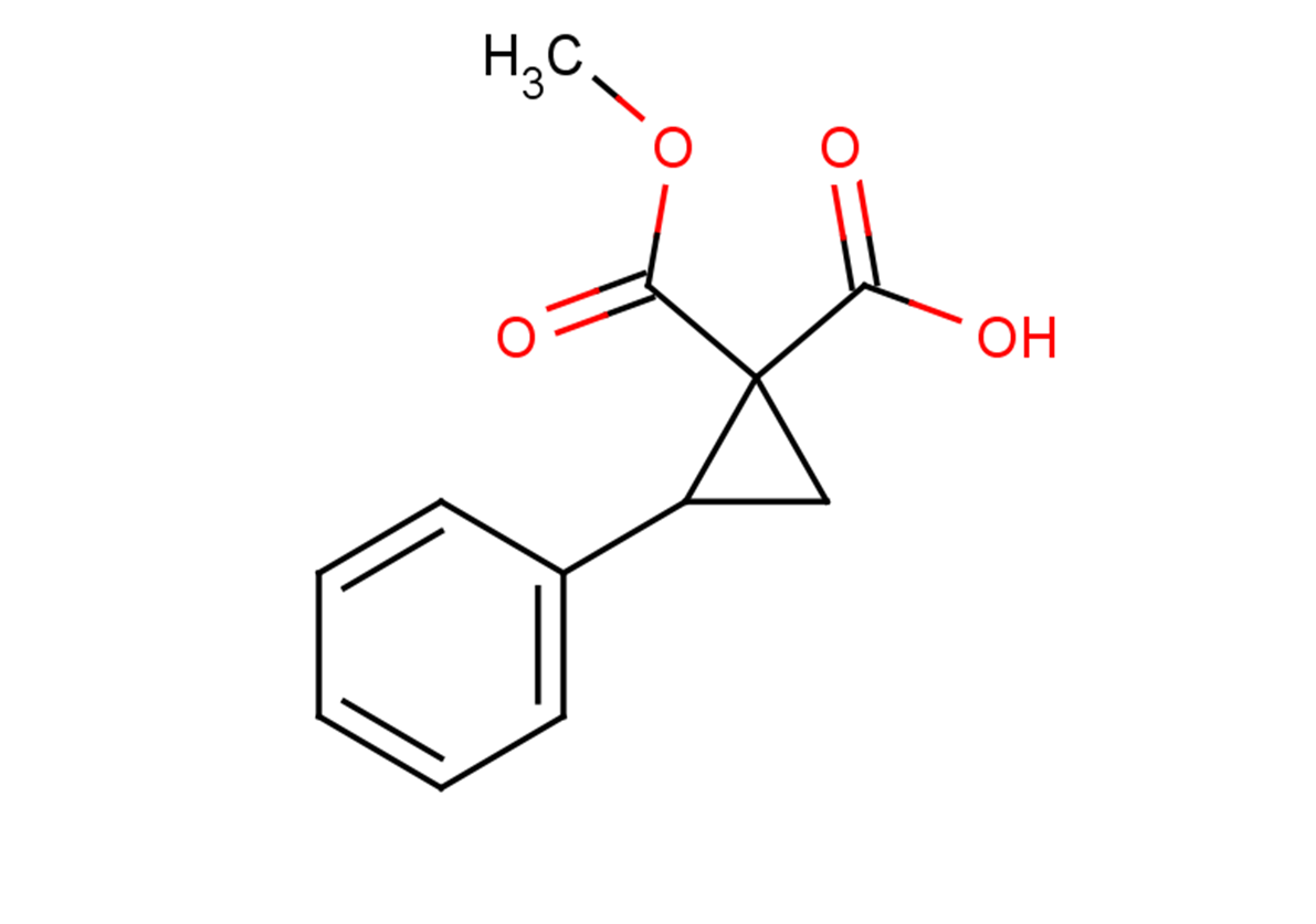 1-(methoxycarbonyl)-2-phenylcyclopropane-1-carboxylic acid