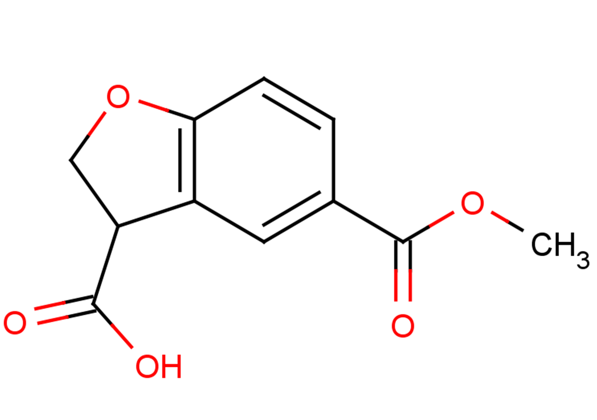 5-(methoxycarbonyl)-2,3-dihydro-1-benzofuran-3-carboxylic acid
