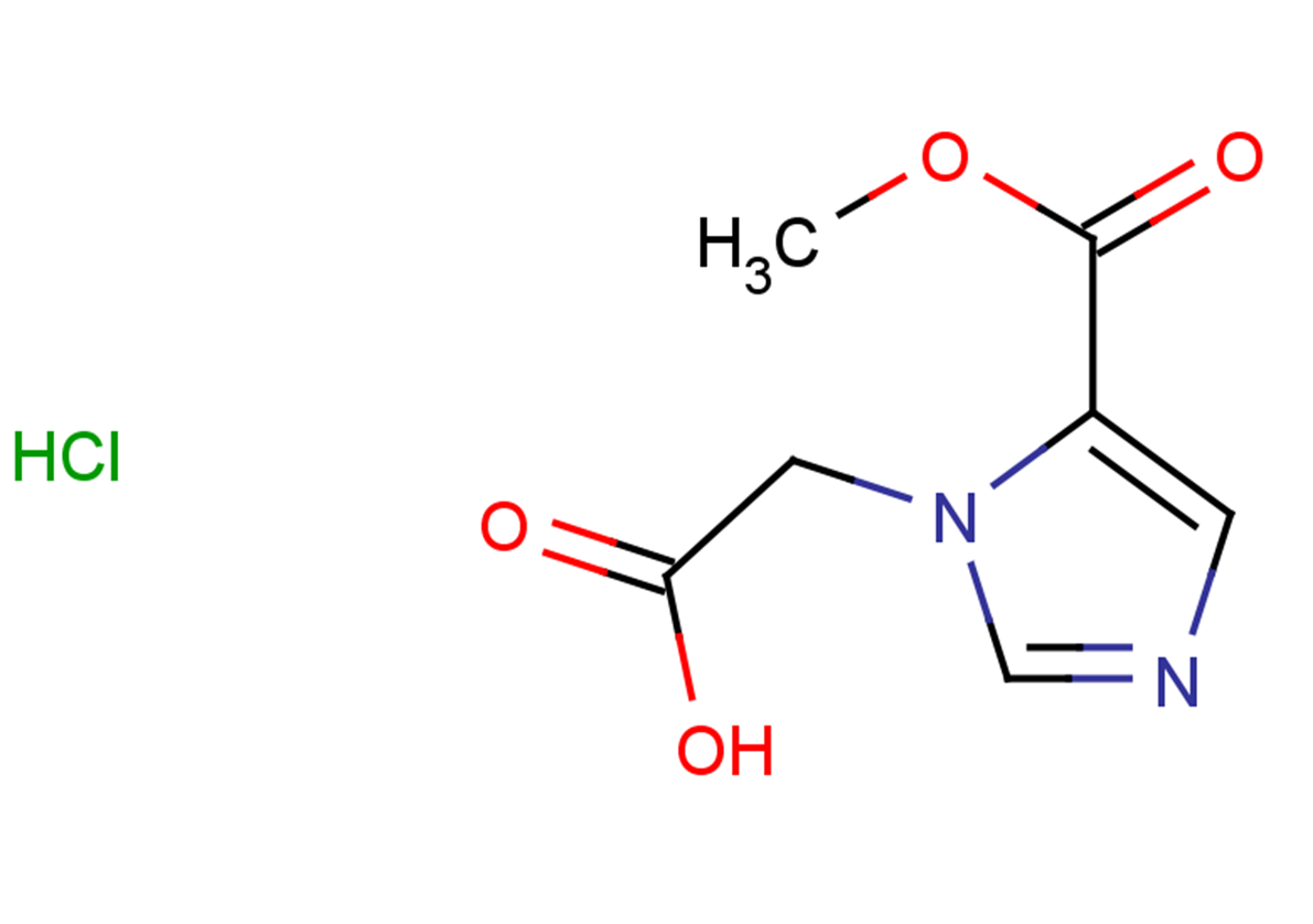2-[5-(methoxycarbonyl)-1H-imidazol-1-yl]acetic acid hydrochloride