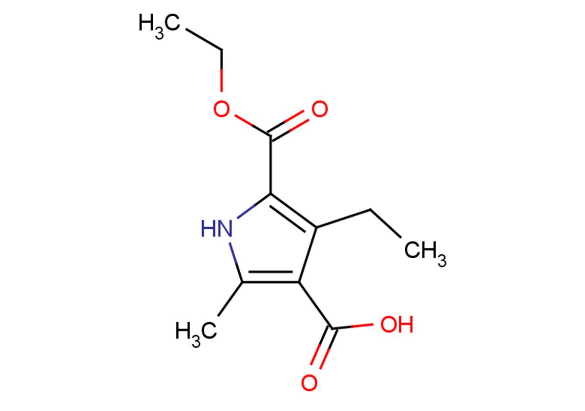 5-(ethoxycarbonyl)-4-ethyl-2-methyl-1H-pyrrole-3-carboxylic acid