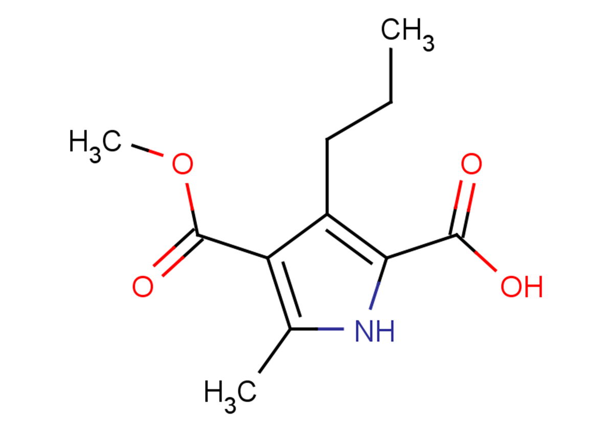 4-(methoxycarbonyl)-5-methyl-3-propyl-1H-pyrrole-2-carboxylic acid
