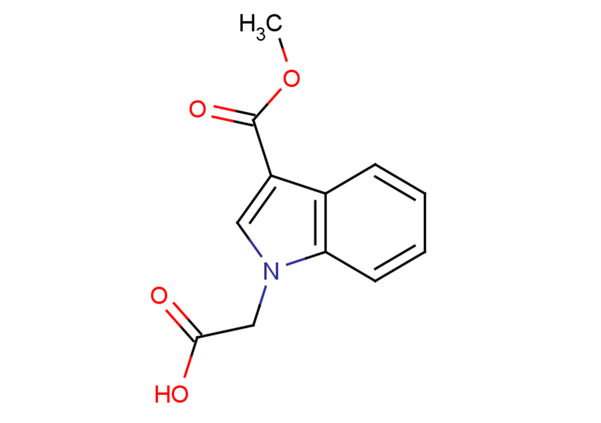 2-[3-(methoxycarbonyl)-1H-indol-1-yl]acetic acid